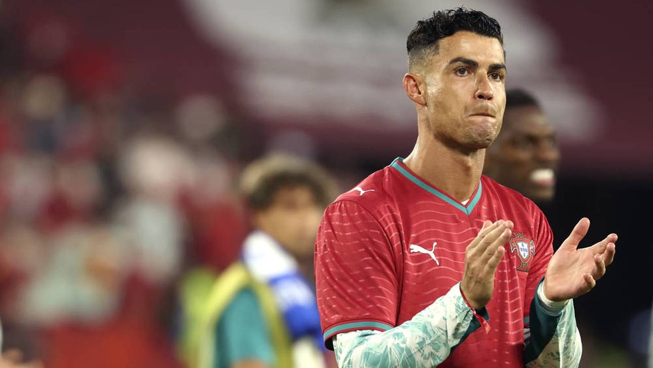 Nach Abpfiff wird Ronaldo emotional