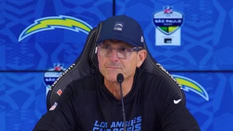 Quarterback der Chargers Justin Herbert zeigt besondere Leistungen in Sao Paulo. Sein Head Coach lobt den US-Amerikaner.