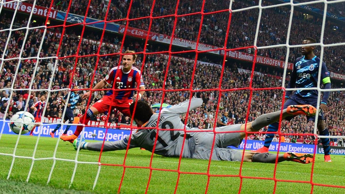 PLATZ 14: Bayern München - FC Porto 2015: Schlechte Stimmung in München im April 2015 vor dem CL-Viertelfinalrückspiel gegen den FC Porto. 1:3 ging das Hinspiel verloren, noch nie konnte der FCB zuhause einen Zwei-Tore-Rückstand aus dem Hinspiel aufholen