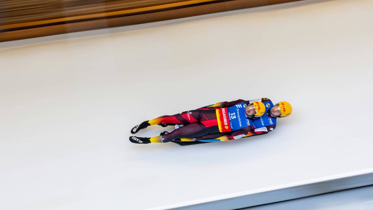 Rodeln: Nächstes Zweifach-Treppchen für Männer-Doppelsitzer