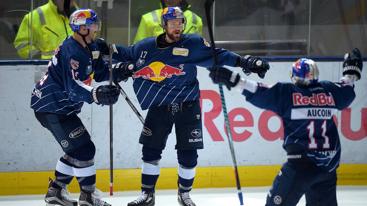 Der EHC Red Bull München macht die Mission Titelverteidigung gegen die Grizzlys Wolfsburg im fünften Finalspiel perfekt. Und nach dem Meisterschaft ist bekanntlich vor der Party: SPORT1 zeigt die besten Bilder der Meister-Sause