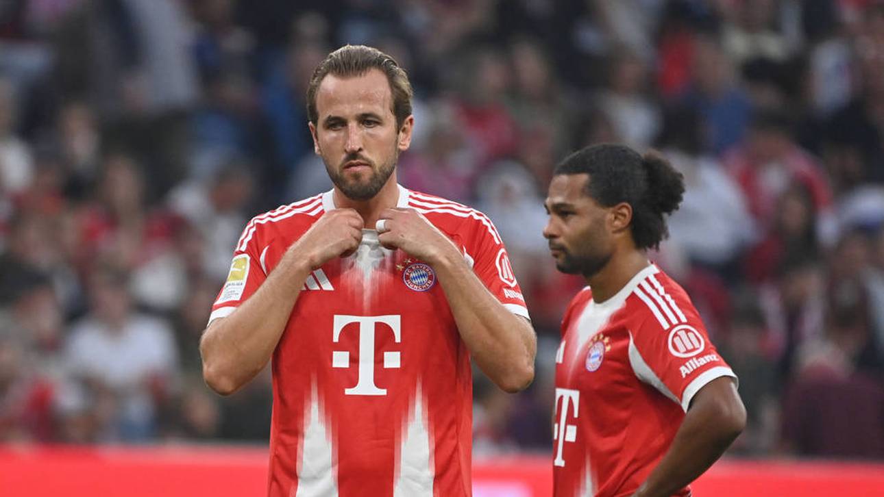 Harry Kane (l.) neben Serge Gnabry