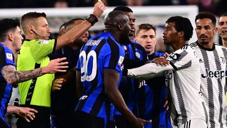 Zwischen Juventus Turin und Inter Mailand ging es in den letzten Minuten hitzig zu