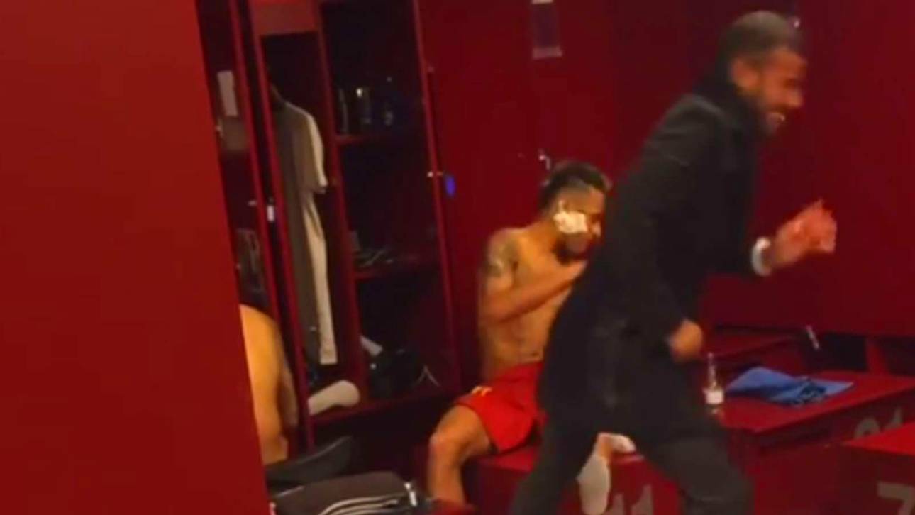 Kuchenattacke auf Neymar