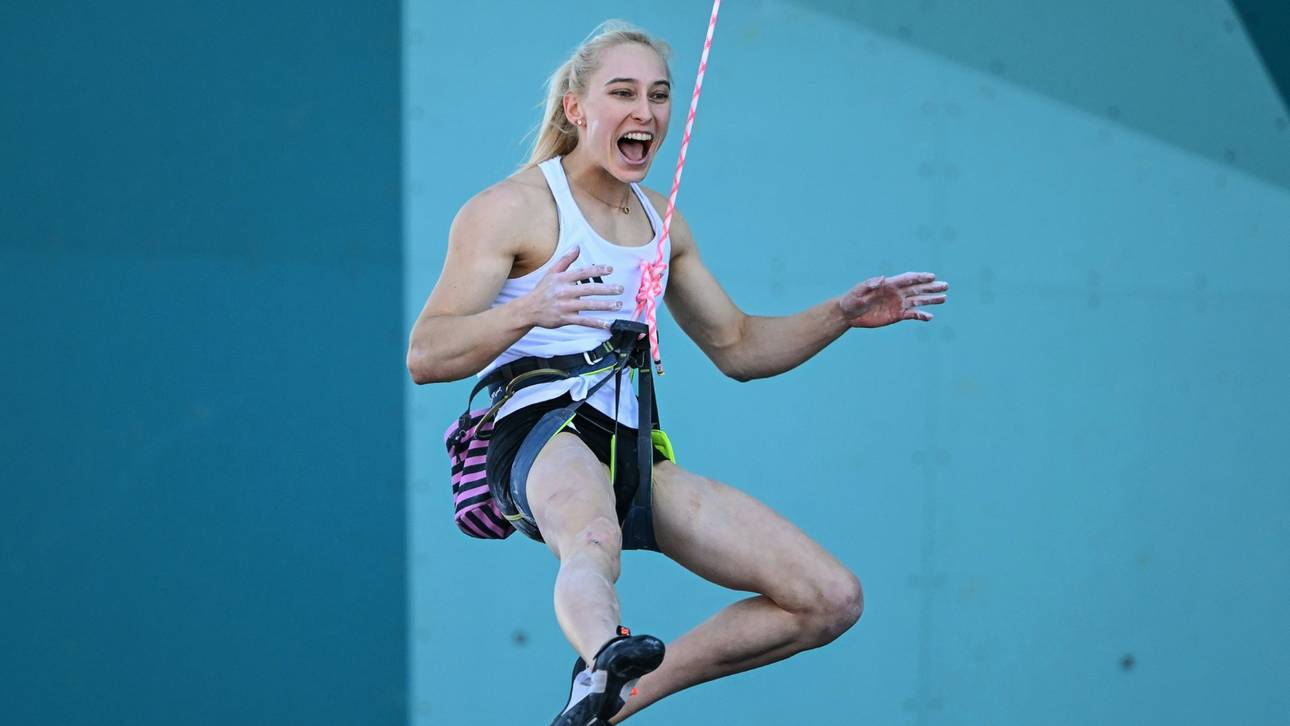 Beste Kletterin der Welt holt Gold