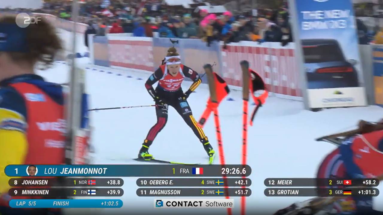 Deutsche Biathlon-Hoffnung emotional