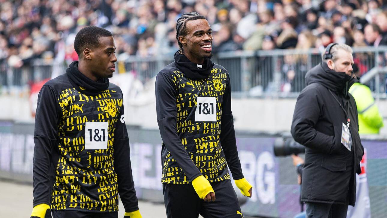 Aktuell Teamkollegen beim BVB: Jamie Gittens (l.) und Carney Chukwuemeka