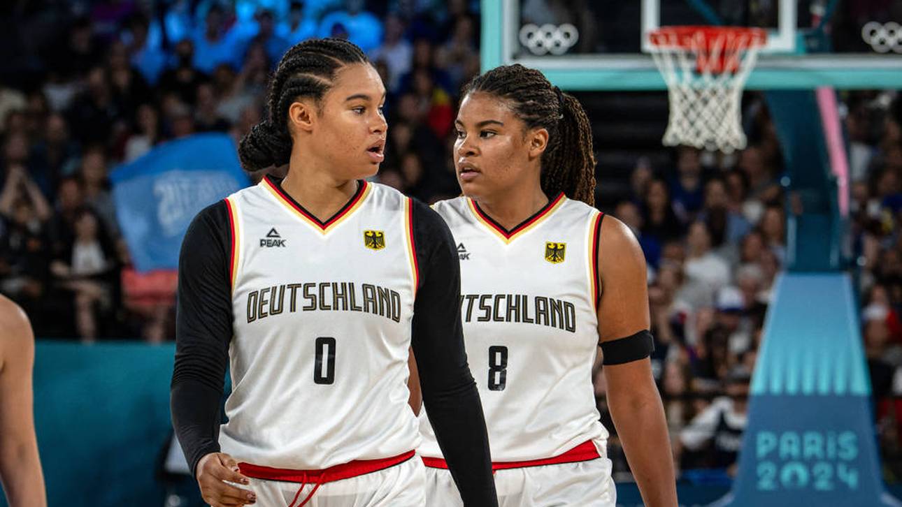 Satou (l.) und Nyara Sabally (r.) spielen gemeinsam für Deutschland 