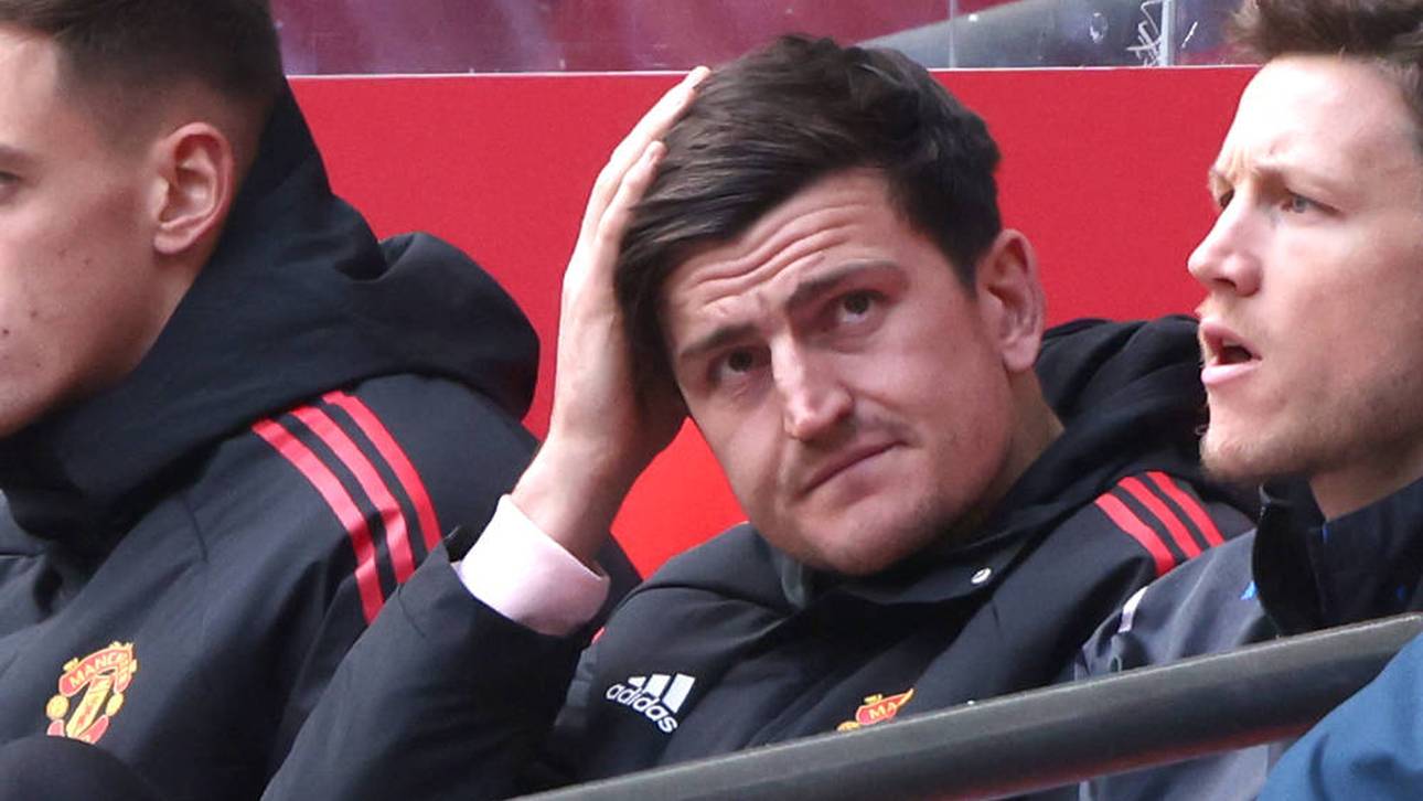 Harry Maguire saß zuletzt regelmäßig auf der United-Bank