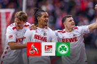 Der 1. FC Köln setzt die jüngste Erfolgsserie auch gegen Greuther Fürth fort. Dank des vielumjubelten Siegtreffers in der Nachspielzeit geht der Blick sogar wieder in Richtung Aufstiegsplätze.