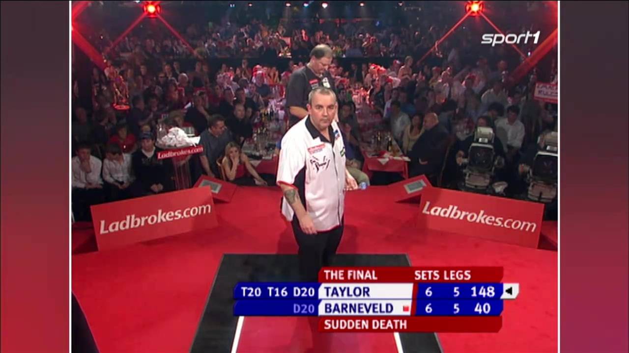 Darts-WM: Taylor vs. van Barneveld - das legendärste Finale der Geschichte
