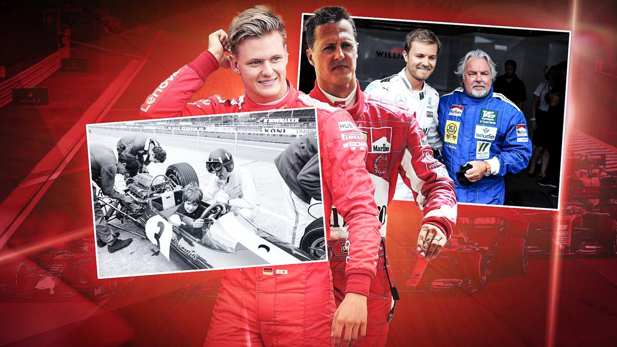 Die Schumachers läuten gerade eine neue Ära ein: Mick fährt im zweiten Jahr Formel 2, sein Cousin David will in der Formel 3 durchstarten. SPORT1 blickt auf einige Vater/Sohn-Auftritte in der Formel 1