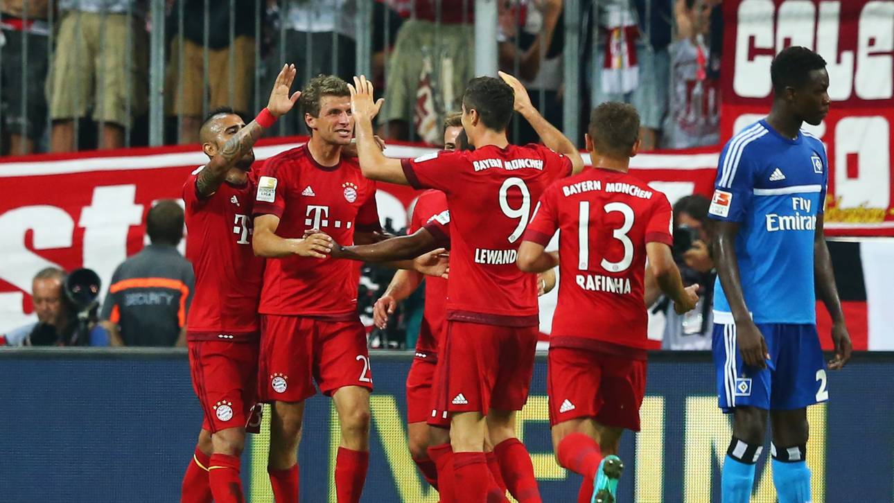 LIVE: Bayern überrollt den HSV zum Auftakt