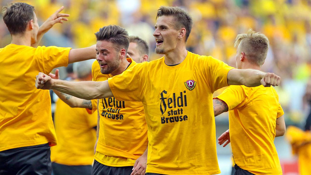 Dynamo-Shirts als Spitze gegen RB