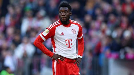 Alphonso Davies steht beim FC Bayern vor einem Abschied