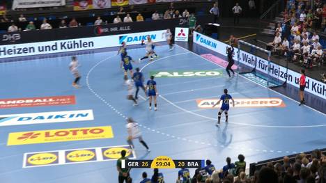 Nach einer Achterbahnfahrt am Freitag gegen Ungarn zeigen sich die DHB-Frauen gegen Brasilien stark formverbessert. Gegen den Panamerika-Meister hat Deutschland alles im Griff und siegt mit 27:20.