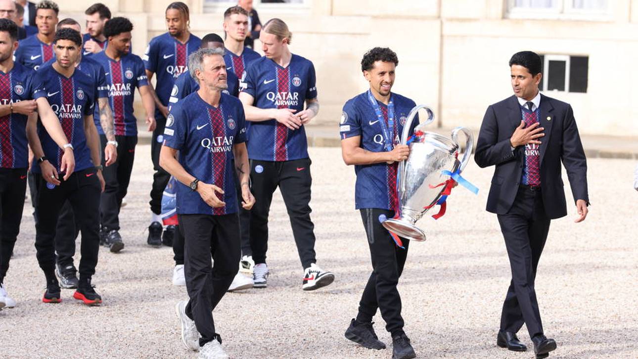 Triumphaler Empfang für PSG in Paris