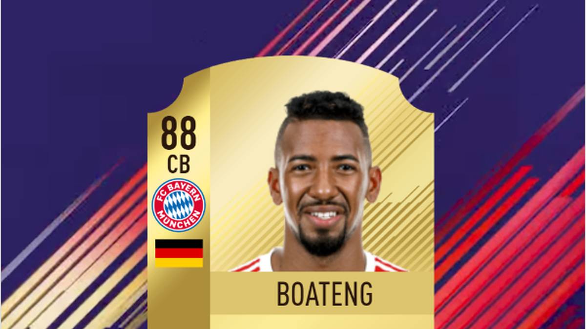 Jerome Boateng (FC Bayern): Trotz einer Schwächephase im Laufe der Saison galt die Nominierung von Jerome Boateng als garantiert. So einen Verteidiger muss man erstmal finden - auch in FIFA 18