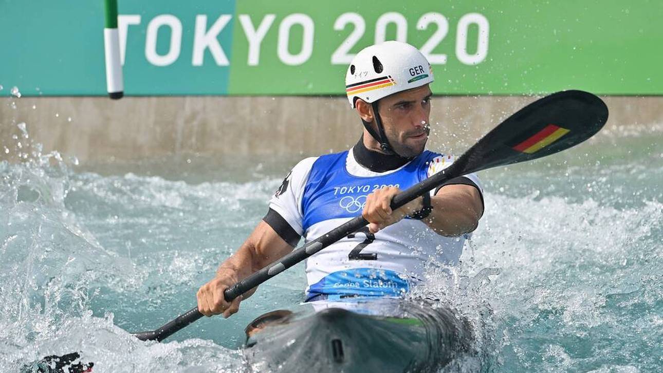 Historische Medaille für Slalom-Kanuten