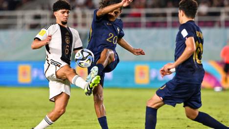 Fayssal Harchaoui (l.) vertrat Deutschland bei der U17-WM