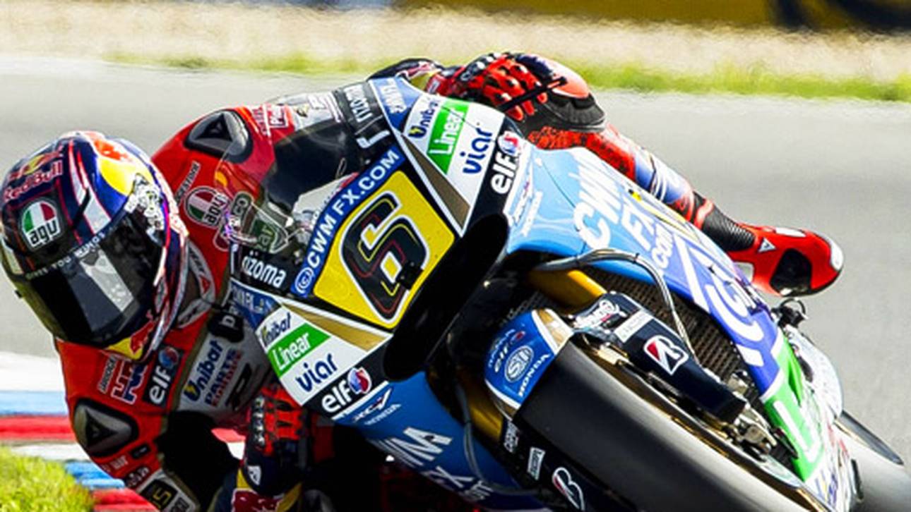 Bradl rast fast an die Spitze