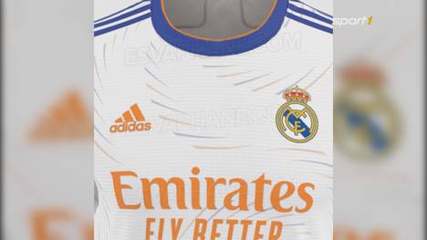 Die neuen Real-Trikots für die kommende Saison wurden geleaked. Das Heim-Dress ist offenbar optisch an die Fontänen des Cibeles-Brunnen angelehnt.