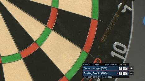 Florian Hempel zeigt gegen Bradley Brooks in Trier eine gute Leistung - doch auf die Doppelfelder schwächeln beide Protagonisten!
