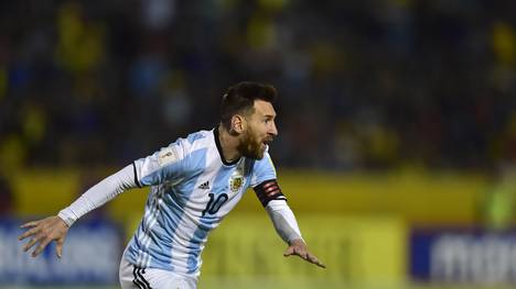 Superstar Lionel Messi hofft bei der WM 2018 auf ein gutes Abschneiden der Argentinier