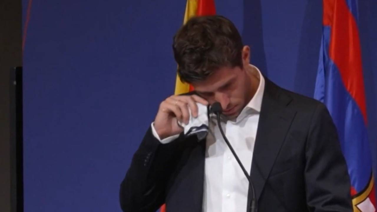 Nach 18 Jahren: Sergi Roberto mit Tränen bei Barca-Abschied