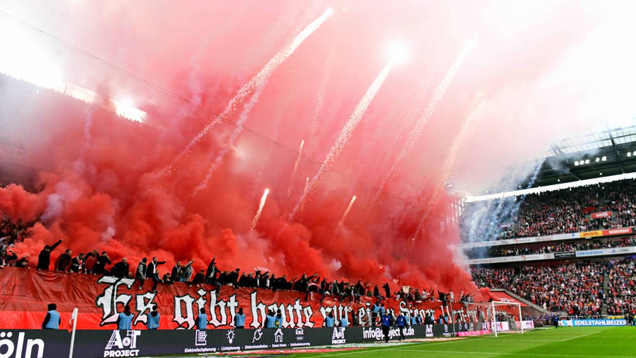 Pyro-Eklat verzögert Rheinderby!