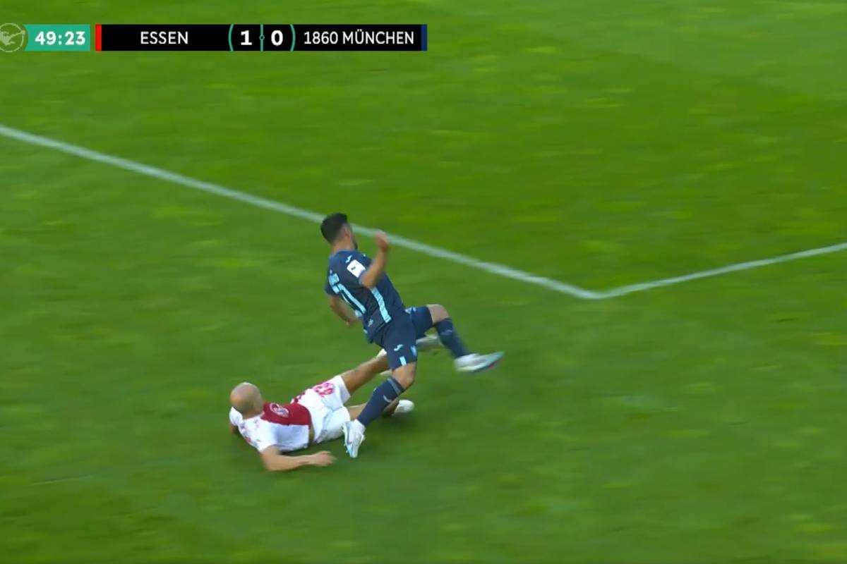 Hier zeigt Volland unglaublichen Sportsgeist