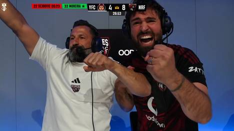 Vor den Augen von Ligapräsident Bastian Schweinsteiger krönt sich mit No Rules FC das Team von Hasan und Nick Salihamidzic sowie Bilal Kamarieh zum Sieger der Kings League Germany.
