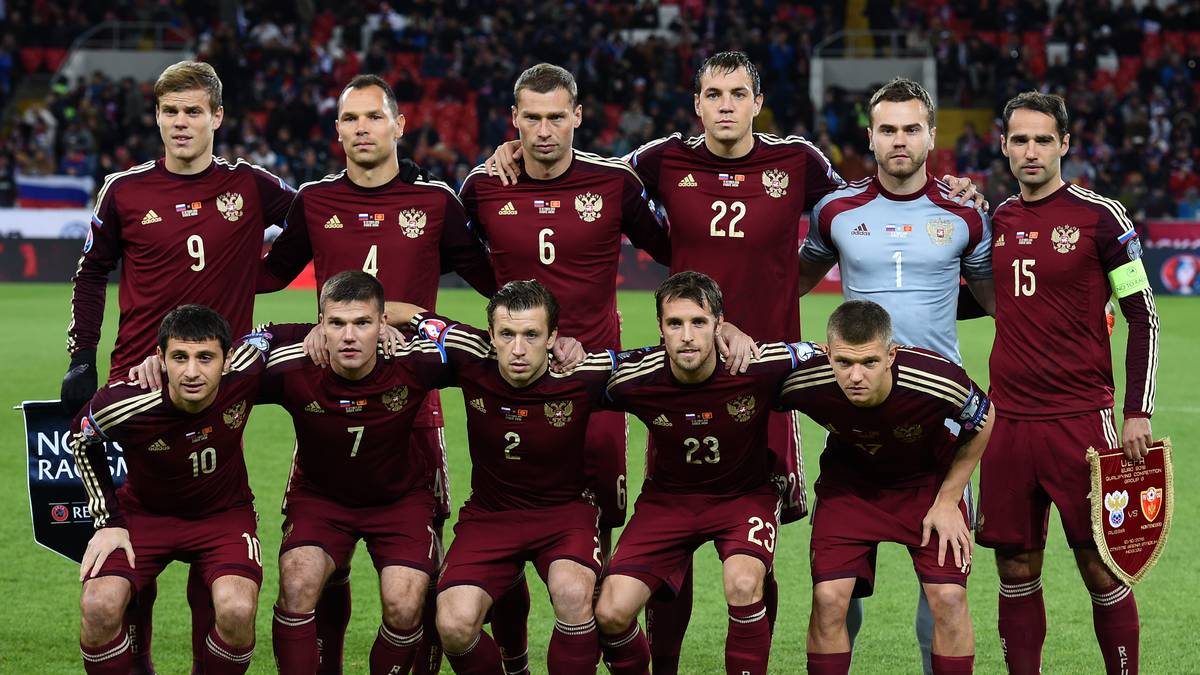 22: In den Kadern von Island und Nordirland stehen Spieler aus 22 verschiedenen Klubs. Russlands (im Foto) Nationaltrainer Leonid Sluzki bediente sich dagegen bei nur acht Vereinen