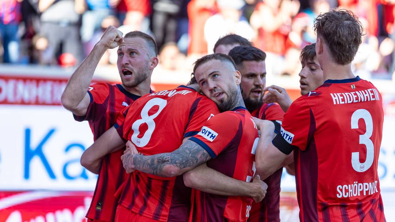 Heidenheim darf weiter hoffen