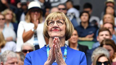 Margaret Court ist mit 24 Grand-Slam-Titeln Rekordgewinnerin bei den vier großen Turnieren