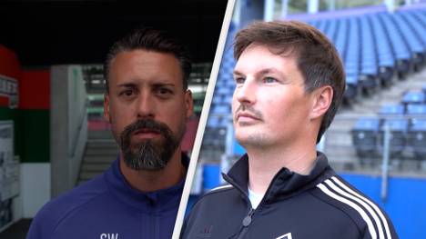 Der Hamburger SV trifft in der Bundesliga auf den FC Augsburg. Es ist auch ein Duell zweier Trainertalente - Merlin Polzin und Sandro Wagner.