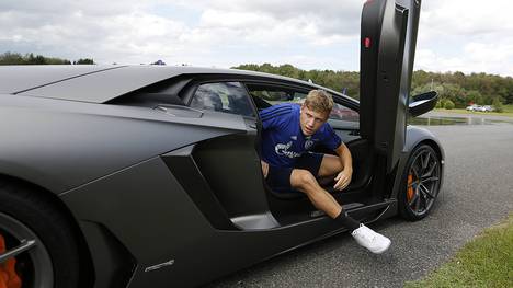 Max Meyer im Lamborghini