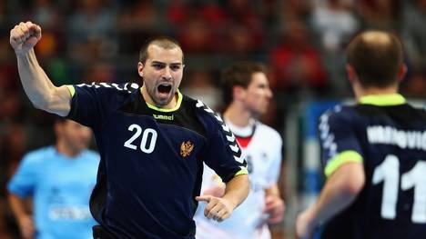 Stevan Vujovic ist montenegrinischer Nationalspieler Germany v Montenegro - Handball Euro 2014