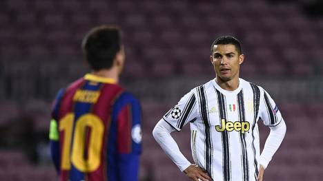 Cristiano Ronaldo und Lionel Messi trafen sich zuletzt in der Champions League