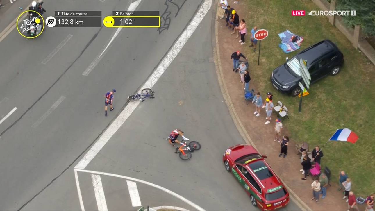 Heftige Tour-Stürze haben Folgen