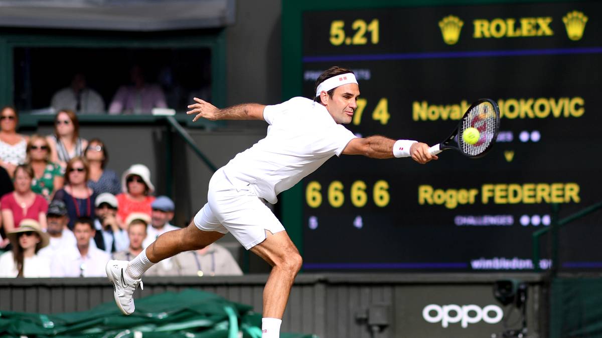 Der Schweizer erreicht zum zwölften Mal das Finale und liefert sich dort ein legendäres Endspiel gegen Djokovic. Mit 4:57 Minuten ist es das längste Finale der Wimbledon-Geschichte, zudem wird erstmals in einem Einzel der Tiebreak im Entscheidungsspiel ausgespielt