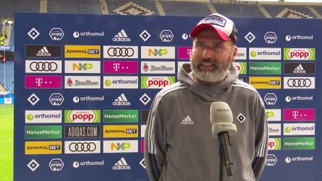 HSV Trainer Tim Walter, Heuer Fernandes und Glatzel über die Emotionen nach dem Sieg, die Stimmung im Heimischen Stadion und die Tabellensituation vor dem letzten Spieltag