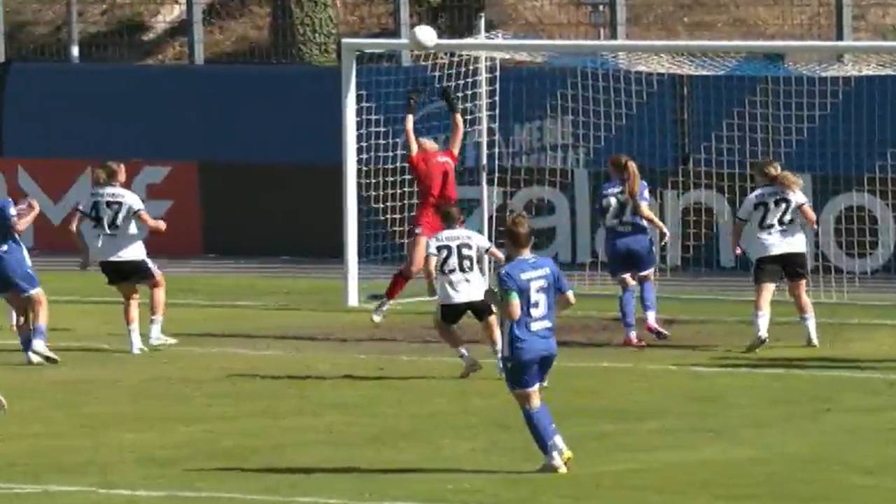 DFB-Pokal Frauen: Karlsruher SC - E. Frankfurt | Tore & Highlights im Video