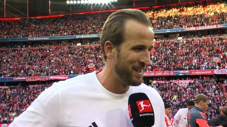 Im Trio mit Luis Diaz und Michael Olise war Harry Kane entscheidend am 35. Meistertitel der Bayern beteiligt. Der Engländer schwärmt anschließend in höchsten Tönen von seinen Mitspielern.