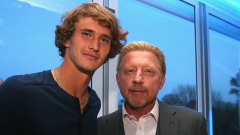 Alexander Zverev (l.) fehlt nach der Ernennung von Boris Becker zum "Head of Men's Tennis"