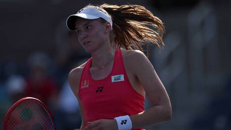 Jelena Rybakina hat sich von den US Open zurückgezogen