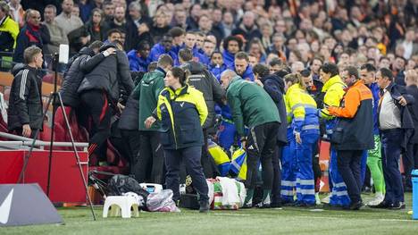 Medizinischer Notfall beim Spiel Niederlande gegen Ungarn in Amsterdam