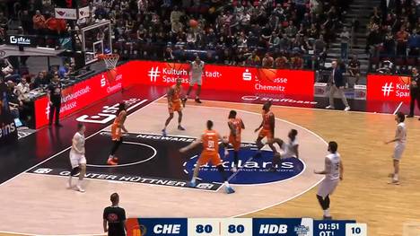 Spiel Highlights zu NINERS Chemnitz - MLP Academics Heidelberg