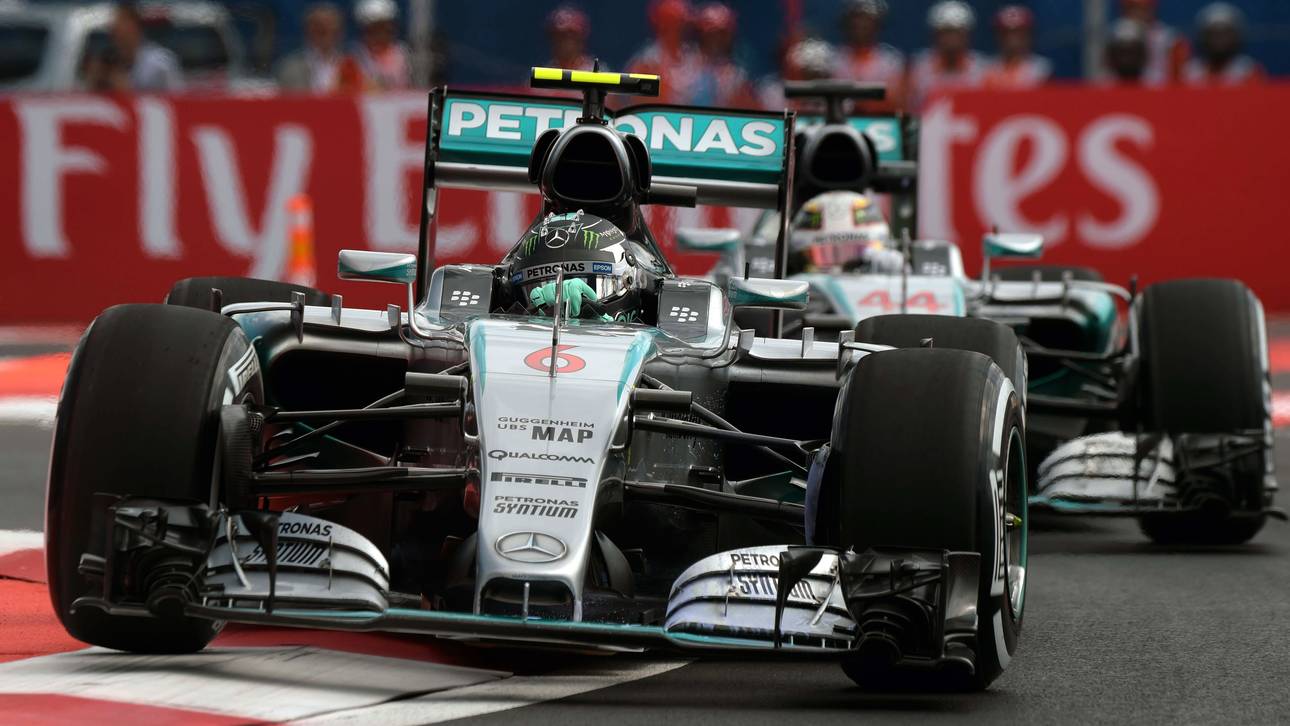 Rosberg hängt Vettel und Hamilton ab