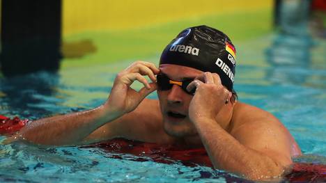 Schwimmen, WM in China: Deutsche Starter verpassen Medaillen - USA mit Weltrekord , Rückenschwimmer Christian Diener musste sich bei der WM mit Platz sieben begnügen